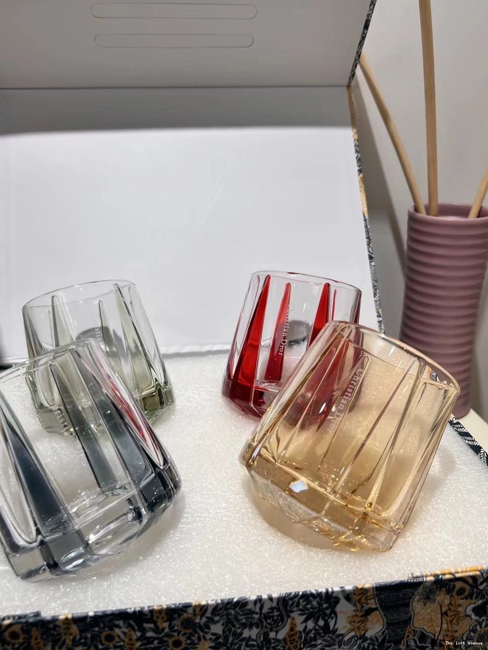 CHRISTIAN 4 GLASS CUP SET 0816